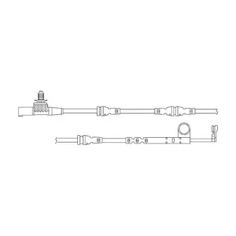 DELPHI LZ0229 - Kit de contact avertisseur, usure des plaquettes de freins