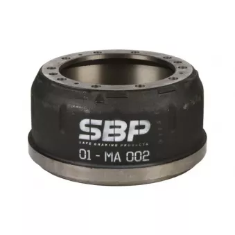 Tambour de frein SBP 01-MA002 pour MAN L2000 33,480 - 480cv