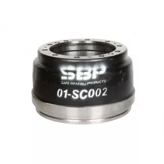 Tambour de frein SBP 01-SC002 pour SCANIA L,P,G,R,S - series R320 - 320cv