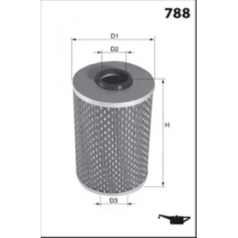 MISFAT L533 - Filtre à huile