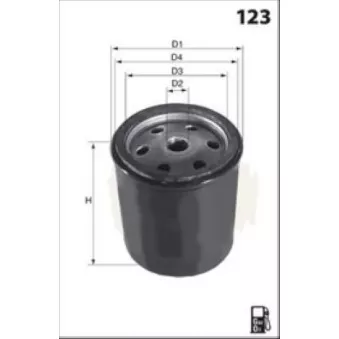 MISFAT M619 - Filtre à carburant