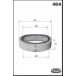 MISFAT PM800 - Filtre à air