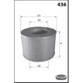 MISFAT R724 - Filtre à air