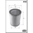 MISFAT R824 - Filtre à air