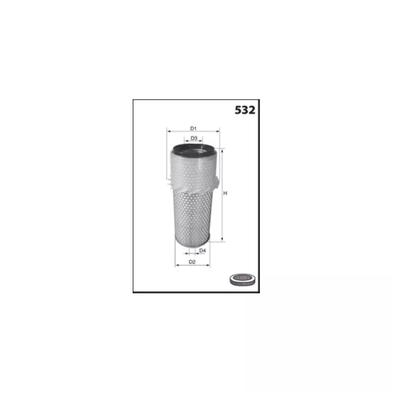 Filtre à air MISFAT RM978 - Visuel 1