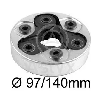 Aslyx AS-506553 - Joint, arbre longitudinal