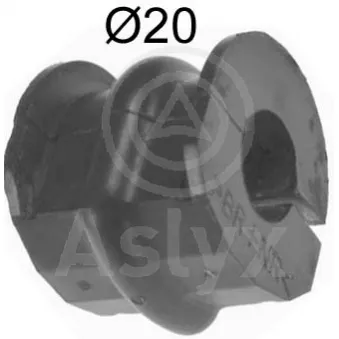 Aslyx AS-506925 - Coussinet de palier, stabilisateur