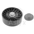 Aslyx AS-507007 - Poulie renvoi/transmission, courroie trapézoïdale à nervures
