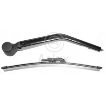 Aslyx AS-570358 - Kit de bras d'essuie-glace, nettoyage des vitres arrière droit