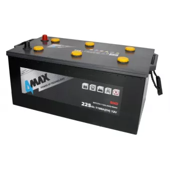 Batterie de démarrage 4MAX BAT225/1150L/SHD/4MAX pour IRISBUS CROSSWAY 10,6m, 12m, 12,8m - 300cv