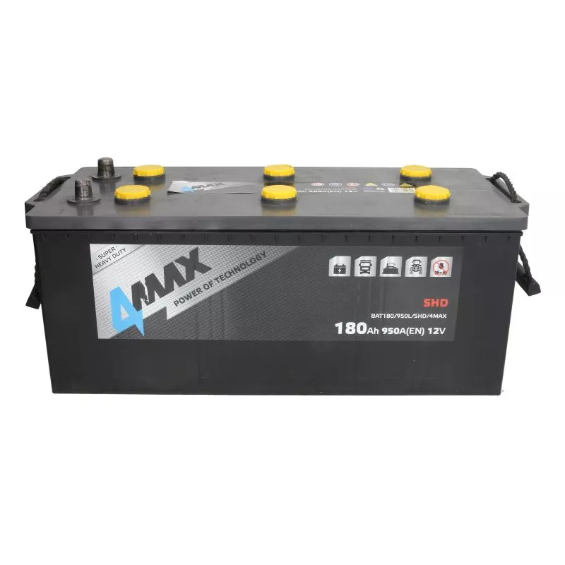 Batterie de démarrage 4MAX BAT180/950L/SHD/4MAX - Visuel 2