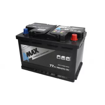4MAX BAT77/760R/4MAX - Batterie de démarrage