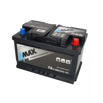 4MAX BAT72/680R/4MAX - Batterie de démarrage