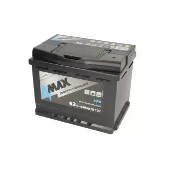 Batterie de démarrage Start & Stop 4MAX BAT62/640R/EFB/4MAX