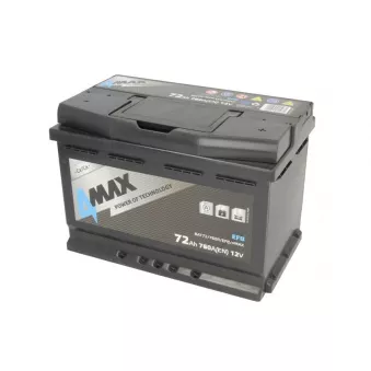 Batterie de démarrage Start & Stop 4MAX BAT72/760R/EFB/4MAX pour VOLVO FM II FM 460 - 460cv