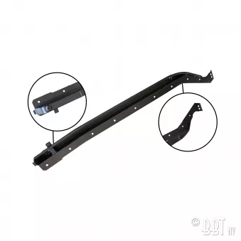 Renfort de longeron, gauche YOUNG PARTS 0886-550 pour VOLKSWAGEN COCCINELLE 1303 1.2 - 34cv