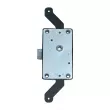 YOUNG PARTS 0436-510 - Mécanisme de porte battante avec bouton de verrouillage - repro, graisser avant l'utilisation!