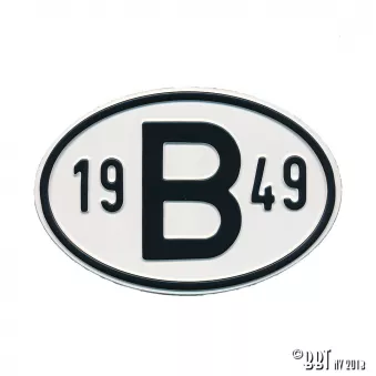 Plaquette B 1949 YOUNG PARTS 0499-149 pour VOLKSWAGEN TRANSPORTER - COMBI 1,2 - 34cv