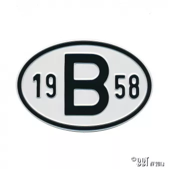 YOUNG PARTS 0499-158 - Plaquette B 1958