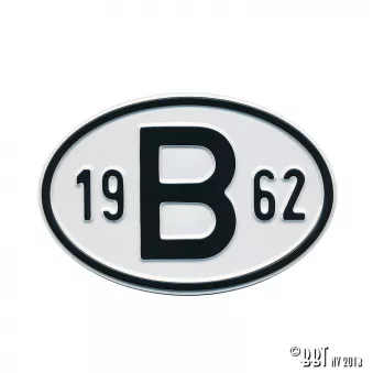 Plaquette B 1962 YOUNG PARTS 0499-162 pour VOLKSWAGEN TRANSPORTER - COMBI 1,2 - 34cv