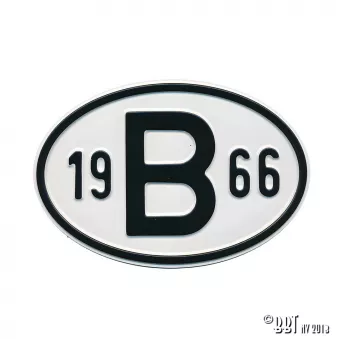 Plaquette B 1966 YOUNG PARTS 0499-166 pour VOLKSWAGEN TRANSPORTER - COMBI 1,1 - 24cv
