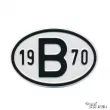 YOUNG PARTS 0499-170 - Plaquette B 1970