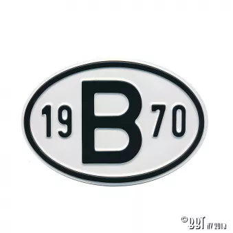 Plaquette B 1970 YOUNG PARTS 0499-170 pour VOLKSWAGEN TRANSPORTER - COMBI 1,6 - 50cv