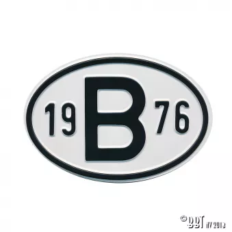 Plaquette B 1976 YOUNG PARTS 0499-176 pour VOLKSWAGEN TRANSPORTER - COMBI 1,7 - 67cv