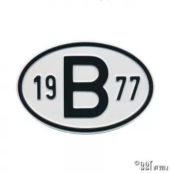 Plaquette B 1977 YOUNG PARTS 0499-177 pour VOLKSWAGEN TRANSPORTER - COMBI 1,7 - 67cv
