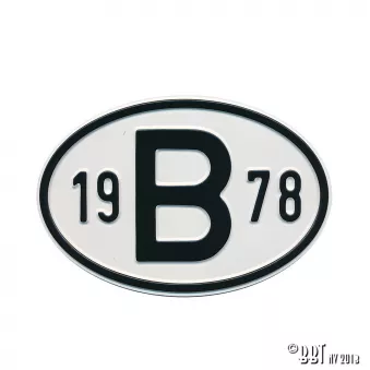Plaquette B 1978 YOUNG PARTS 0499-178 pour VOLKSWAGEN TRANSPORTER - COMBI 1,7 - 67cv