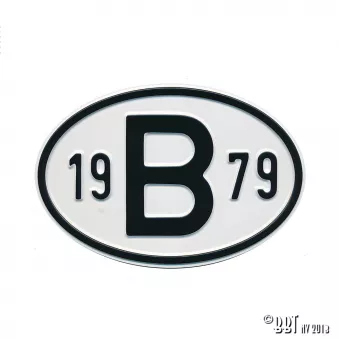 Plaquette B 1979 YOUNG PARTS 0499-179 pour VOLKSWAGEN TRANSPORTER - COMBI 1,7 - 67cv