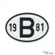 YOUNG PARTS 0499-181 - Plaquette B 1981
