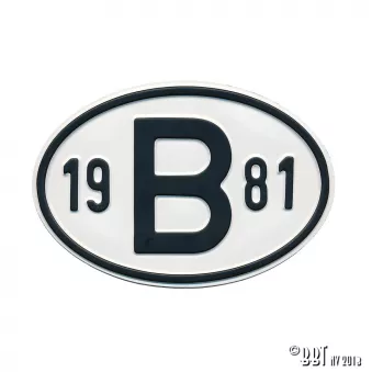 Plaquette B 1981 YOUNG PARTS 0499-181 pour VOLKSWAGEN TRANSPORTER - COMBI 2.1 Syncro - 112cv
