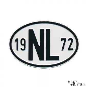 Plaquette NL 1972 YOUNG PARTS 0499-272 pour VOLKSWAGEN TRANSPORTER - COMBI 1,6 - 50cv