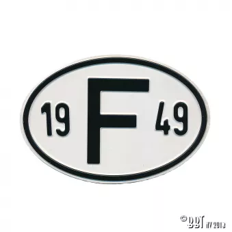 YOUNG PARTS 0499-349 - Plaquette F 1949