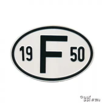 Plaquette F 1950 YOUNG PARTS 0499-350