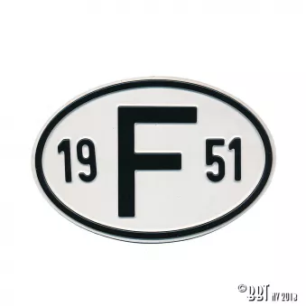 Plaquette F 1951 YOUNG PARTS 0499-351