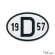 YOUNG PARTS 0499-457 - Plaquette D 1957