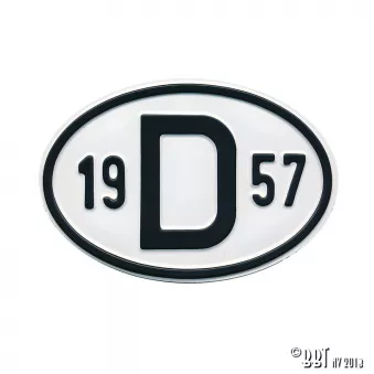 Plaquette D 1957 YOUNG PARTS 0499-457 pour VOLKSWAGEN TRANSPORTER - COMBI 1,1 - 24cv