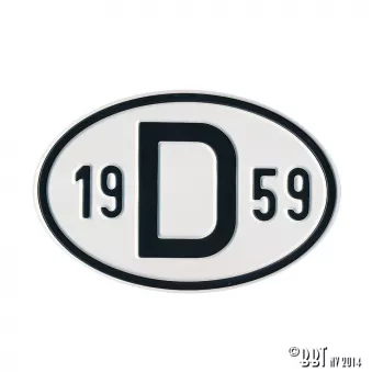 Plaquette D 1959 YOUNG PARTS 0499-459 pour VOLKSWAGEN TRANSPORTER - COMBI 1,1 - 24cv