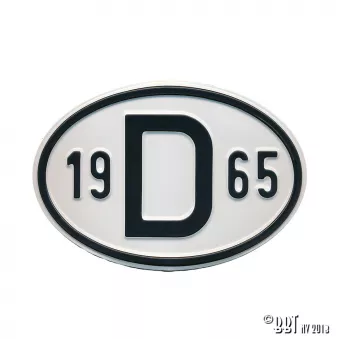 Plaquette D 1965 YOUNG PARTS 0499-465 pour VOLKSWAGEN TRANSPORTER - COMBI 1,1 - 24cv