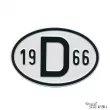 Plaquette D 1966 YOUNG PARTS [0499-466]