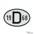Plaquette D 1968 YOUNG PARTS [0499-468]
