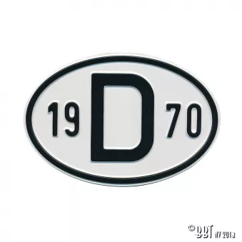 Plaquette D 1970 YOUNG PARTS 0499-470 pour VOLKSWAGEN TRANSPORTER - COMBI 1,7 - 67cv