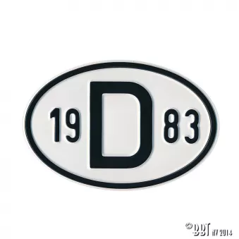 Plaquette D 1983 YOUNG PARTS 0499-483 pour VOLKSWAGEN TRANSPORTER - COMBI 2.1 Syncro - 112cv