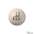 YOUNG PARTS 0514-755 - Bouton levier de vitesse 12mm ivoire - Vintage Speed