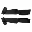 YOUNG PARTS 0538-62 - Tapis de sol en caoutchouc pour supports sièges avant (avec panneau de cloison de siège) noir