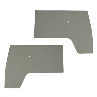 Panneaux de porte avant, PVC, gris, par paire YOUNG PARTS 0552-000