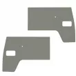 YOUNG PARTS 0552-005 - Panneaux de porte avant, PVC, gris, par paire