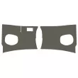 YOUNG PARTS 0552-050 - Panneaux plastiquex gris, devant les pieds, par paire
